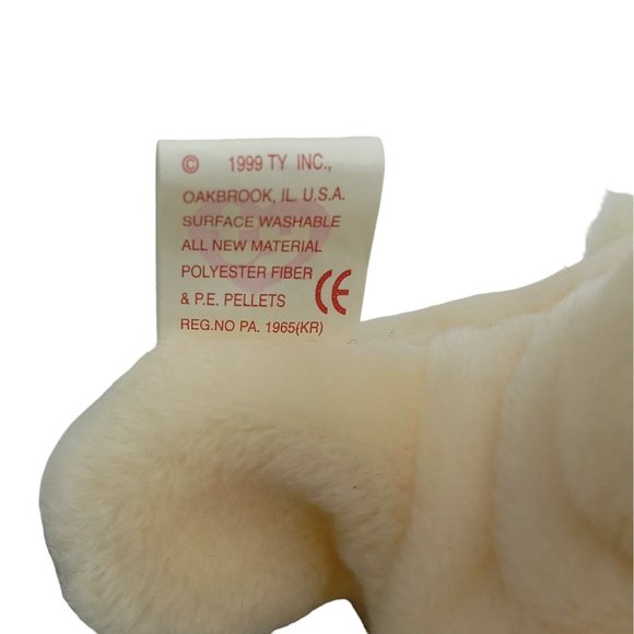 Ty Beanie Baby - Nibbler the Bunny Rabbit 1998 - Picture 8 of 11